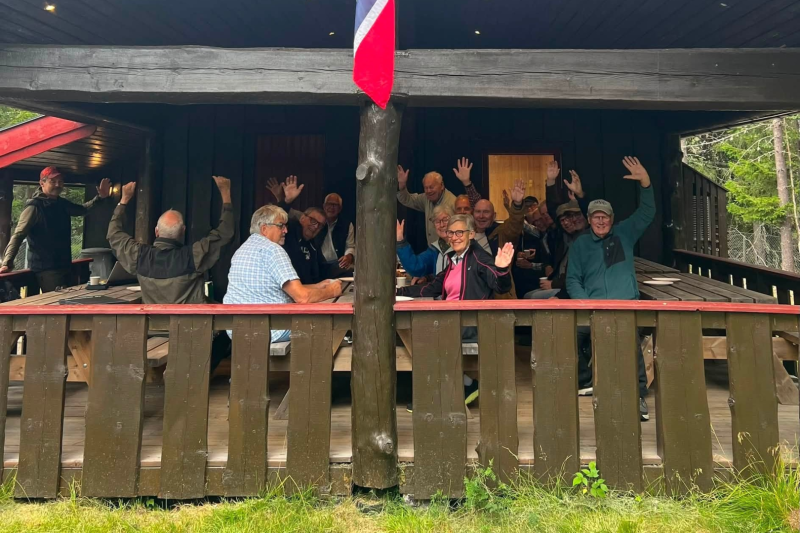 Skogtur på hytta til NJFF ved Sjonken